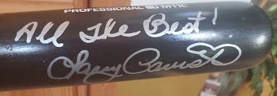 Authentic Autographed Expos Rangers Larry Parrish Game Model Official Bat JSA - Image 1 of 4