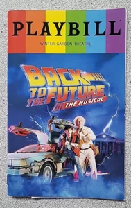 Junio 2024 REGRESO AL FUTURO el musical Pride Playbill Winter Garden Theatre - Imagen 1 de 6