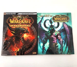 Art of World of Warcraft Burning Crusade / Cataclysm Bradygames Strategy Guides - Picture 1 of 15