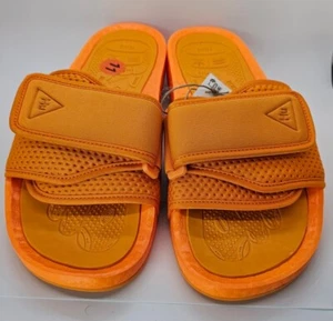 Adidas Originals Pharrell X Chancletas HU Boost Slides Men's 12 Orange FV7261 - Picture 1 of 7