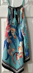 Women’s Sleeveless Multicolor Floral Adjustable Top Juniors M - Picture 1 of 3