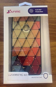 Samsung A11 MM Marble Case Triangle Squad - Picture 1 of 2