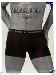 BOXER UOMO ARMATA DI MARE VITA BASSA 6 PEZZI TG M L XL XXL NERO - GT103 - Picture 1 of 1