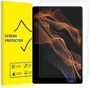 Samsung Galaxy Tab S8 S8+ Ultra 2022 Tempered Glass Screen Protector Table Cover - Picture 1 of 9