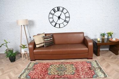 Anatolian Rugs, Oushak Rug, 2.6x6.7 ft Runner Rug, Vintage Rug, Turkish Rugs - Image 1 of 4