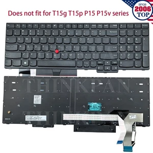 Nuevo teclado estadounidense no retroiluminado para Lenovo Thinkpad T15 T15 Gen2 P15s Gen1 P15s Gen2 - Imagen 1 de 9