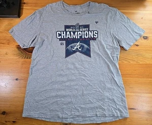 Fanatics Atlanta Braves 2021 World Series Champs XL T Shirt Gildean. I1 - Picture 1 of 6