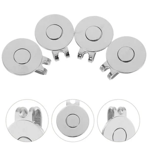 4 clips para sombrero de golf: soportes para marcadores de pelotas de golf accesorios de entrenamiento para hombres - Imagen 1 de 12