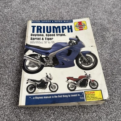 Haynes Manual For Triumph 885955 cc Engines From 1997-2005 - Image 1 of 4