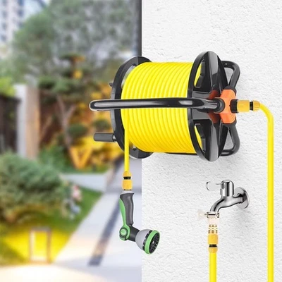 Water Hose Reel, Winding Pipe Storage Rack ABS Single Arm Tool for Garden  - Imagem 1 de 4