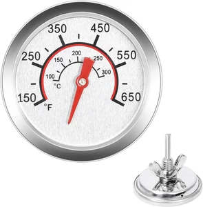 Medidor de temperatura de tapa de 1,85" para la mayoría de las parrillas de gas para asar, termómetro para parrilla - Imagen 1 de 12