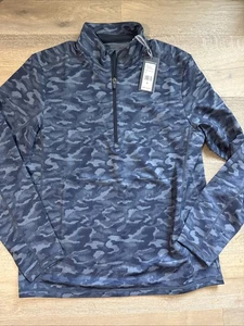 Jim Nantz by Vineyard Vines Herren Camouflage 1/4 Reißverschluss Hemd/Jacke Medium Brandneu - Bild 1 von 10