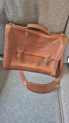 Jack Georges Hand Crafted Grained Leather Brief Case - Image 1 of 4