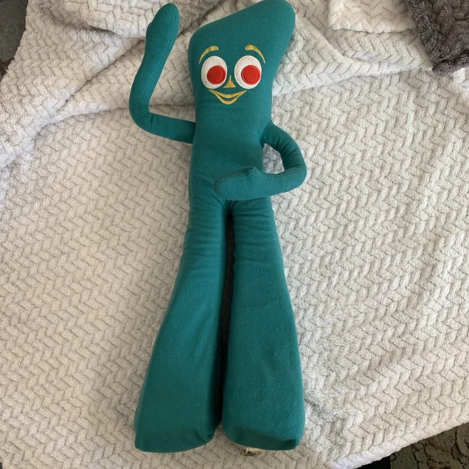 Vintage Plush Poseable 24" Inch GUMBY  1983 Gumby Pals Rare Large - Image 1 of 2