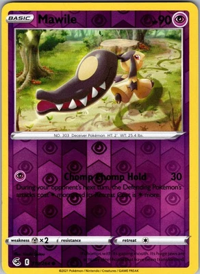 Mawile SWSH08: Fusion Strike Reverse Holo 119/264 Near Mint - Image 1 of 2