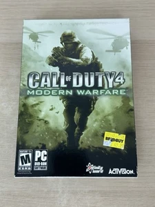Call of Duty 4: Modern Warfare (PC DVD) Nuevo Sellado 2007 EE. UU. Caja Minorista - Imagen 1 de 8