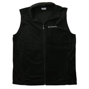 Columbia Steens Mountain Fleece Weste schwarz Reißverschluss Herren Größe S - Bild 1 von 9