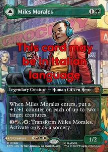 MTG MILES MORALES 200 FOIL EXC - MILES MORALES - SPM X IT - MAGIC - Picture 1 of 1