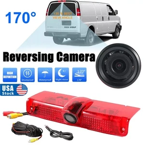 For Chevrolet Express GMC Savana Van 2003-19 Rear 3rd Brake Light Backup Camera - Picture 1 of 14