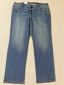 Lauren Ralph Lauren Women Denim Jeans Premier Classic Straight Sz 18 W NEW - Picture 1 of 15