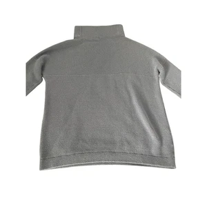 Free People Women’s Medium Blue Ribbed Knit Turtleneck 3/4 Sleeve Sweater - Picture 1 of 8