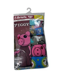 Piggy Boys Briefs 5-Pack Size 8 100% Cotton Comfy & Durable Underwear NEW - Picture 1 of 7
