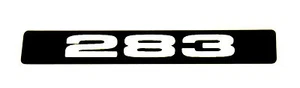 283 Cubic Inch Emblem (B) Standard - Picture 1 of 1