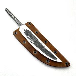 Lame Yakut - Couteau de randonnée Bushcraft, camping. Couteau universel sculpté sur bois. - Photo 1/14