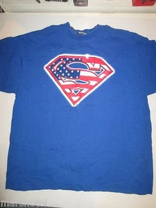 MAGLIA DC COMICS SUPERMAN PATRIOTIC STARS & STRIPES TAGLIA ADULTO XL WARNER BROTHERS - Foto 1 di 1
