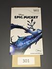 Disney Epic Mickey Wii **MANUEL SEULEMENT**