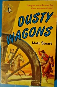 Libros de bolsillo vintage 726 PB 1950 vagones polvorientos Matt Stuart ¡Lucha para matar! - Imagen 1 de 2