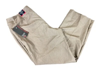 Pantalones de Vestir Avenue Talla 14 Marrón Pantalones Adelgazantes Pull On Control Abdomen Foto 1 de 4