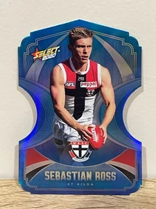 2020 SELECT FOOTY STARS ICE BLUE DIE CUT ST KILDA SAINTS SEBASTIAN ROSS BDC119. - Picture 1 of 1