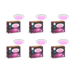 Philips Hue Smart Slim 5/6 Inch LED Downlight - White and Color Ambiance Colo... - Picture 1 of 9