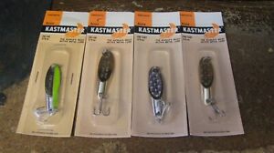Kastmaster spoons, 4 ct, 4 colors, 3/8 oz, free shipping