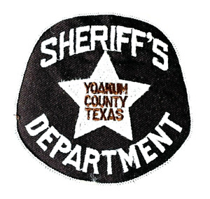 Yoakum County Texas Sheriff's Department Deputy Officer Old Uniform Patch