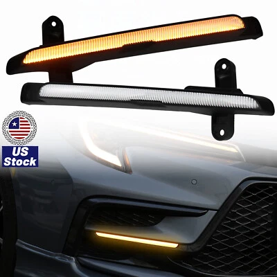 Parachoques delantero LED luz de circulación diurna señal de giro antiniebla L para Toyota Corolla 2024 Foto 1 de 4