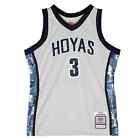 Georgetown Hoyas Allen Iverson Mitchell &amp; Ness Gray 1995 NCAA Authentic Jersey