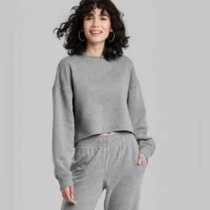 Wild Fable Women's Cropped Sweatshirt Size XXS - Picture 1 of 1