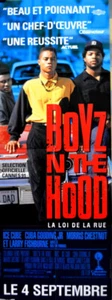 Ice Cube Cuba Gooding Jr BOYZ N THE HOOD John Singleton 1991 PÓSTER FRANCÉS 24x63 - Imagen 1 de 1