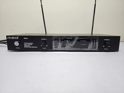 RSQ Pro WM-88 Wireless Karaoke Microphone System 2 Channel VHF Receiver - Image 1 of 4