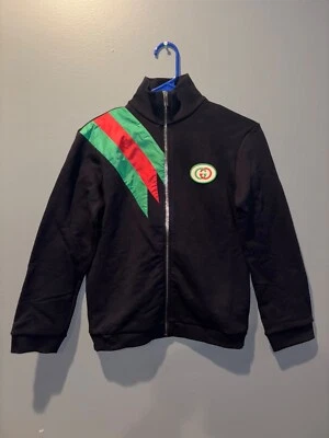Gucci Kids GG Zip Sweatshirt  Size 8, 10 - 564414XJA7L - Image 1 of 4