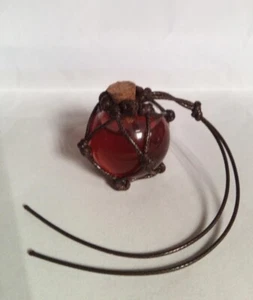 Dustines Legitimately Blessed Red Oil Glass Amulet (demon and possession removal - Picture 1 of 2