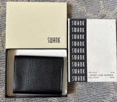 Swank Credit Card Billfold Water Buffalo Mocha 1591-1319/7 - Image 1 of 4