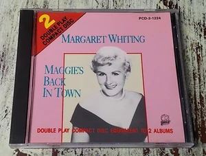 NM Margaret Whiting - Maggie's Back in Town (1989) Pair - PCD-2-1224 CD, US - Imagen 1 de 3