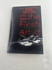 Lucy Taylor  WALL OF WORDS A CUT FROM THE FLESH ARTIST Silver Salamander - Picture 1 of 5