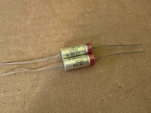 2 NOS Vintage 1978 Sprague 30D Axial Capacitors 15 uf 100v Tests Great (Qty) - Picture 1 of 6