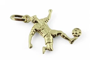 ciondolo regalo CALCIATORE oro giallo 18kt. 750/1000 yellow gold - Picture 1 of 7