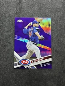 2017 Topps Chrome Purple Refractor /299 Jon Lester #142 - Bild 1 von 2
