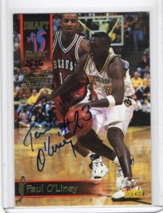 1995 Signature Rookies Draft Day Signatures #27 # 7526/7500 Paul O'Liney - Bild 1 von 2